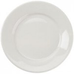 CAC REC-81 1.5 Qt. Ivory (American White) Rolled Edge China Pasta Bowl - 12/Case