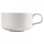 CAC REC-81 1.5 Qt. Ivory (American White) Rolled Edge China Pasta Bowl - 12/Case