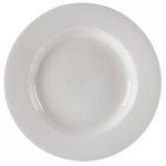 CAC REC-81 1.5 Qt. Ivory (American White) Rolled Edge China Pasta Bowl - 12/Case