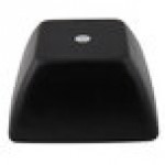 G.E.T. Enterprises BSD23BB Bugambilia 1.6 Qt. Classic Textured Finish Black Resin-Coated Aluminum Square China Bowl