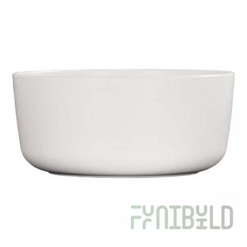 Cal-Mil Oslo 142 oz. White Round Melamine Serving Bowl - 6/Case