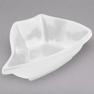 Bon Chef 70006PWHT Futura 32 Oz. White Sandstone Finish Cast Aluminum Bowl Bon Chef 70006PWHT Futura 32 Oz. White Sandstone Finish Cast Aluminum Bowl