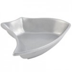 Bon Chef 70006PWHT Futura 32 Oz. White Sandstone Finish Cast Aluminum Bowl