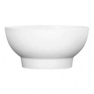 Cal-Mil 48 oz. White Footed Melamine Bowl Cal-Mil 48 oz. White Footed Melamine Bowl