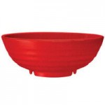 GET B-786-RSP Red Sensation 12 oz. Red Slanted Melamine Bowl - 12/Case