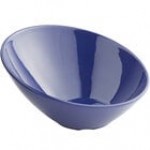 Acopa 20 oz. White Slanted Melamine Bowl