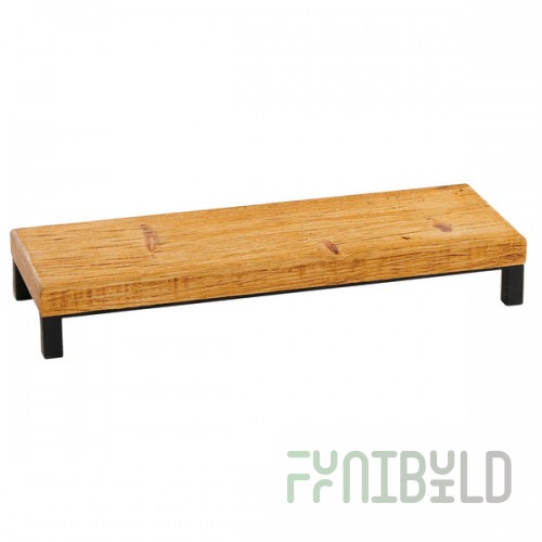 Cal-Mil 22066-3-99 Madera Rustic Pine Rectangle Wood Riser - 20