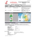 32 fl. oz. Natural Strength Lemon Juice Splash - 12/Case