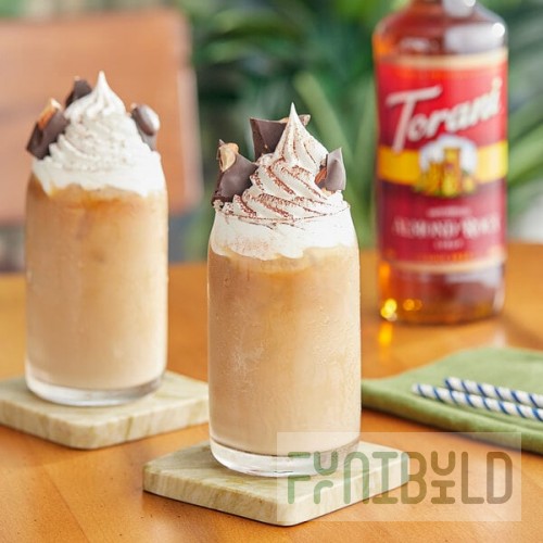 Torani Almond Roca Flavoring Syrup 750 mL Glass Bottle