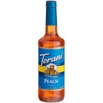 Torani Sugar-Free Peach Flavoring / Fruit Syrup 750 mL Glass Bottle Torani Sugar-Free Peach Flavoring / Fruit Syrup 750 mL Glass Bottle
