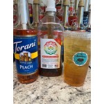 Torani Sugar-Free Peach Flavoring / Fruit Syrup 750 mL Glass Bottle Torani Sugar-Free Peach Flavoring / Fruit Syrup 750 mL Glass Bottle