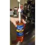 Torani Sugar-Free Peach Flavoring / Fruit Syrup 750 mL Glass Bottle Torani Sugar-Free Peach Flavoring / Fruit Syrup 750 mL Glass Bottle