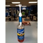 Torani Sugar-Free Peach Flavoring / Fruit Syrup 750 mL Glass Bottle Torani Sugar-Free Peach Flavoring / Fruit Syrup 750 mL Glass Bottle