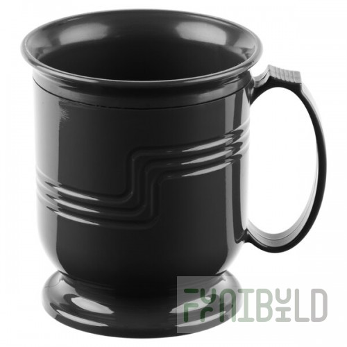 Cambro MDSM8110 Shoreline Collection Black 8 oz. Insulated Mug - 48/Case