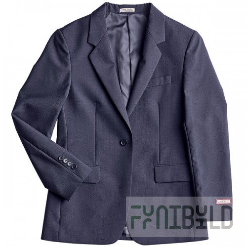 National Patrol by Henry Segal Women's Customizable Navy Suit Jacket - 02