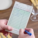Choice 1 Part Green and White Guest Check with Beverage Lines and Bottom Guest Receipt - 10/Pack Choice 1 Part Green and White Guest Check with Beverage Lines and Bottom Guest Receipt - 10/Pack