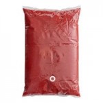 ServSense 1.5 Gallon Plastic Ketchup and Mustard Pouch Dispensers Set with 16 mm Fitments