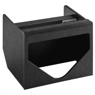 Vollrath MW-1 ModuServ Black Flush-Mount Tissue Dispenser