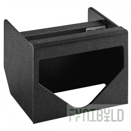 Vollrath MW-1 ModuServ Black Flush-Mount Tissue Dispenser