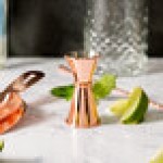 Barfly® M37000CP 0.5 oz. & 0.75 oz. Copper-Plated Japanese Style Jigger Barfly® M37000CP 0.5 oz. & 0.75 oz. Copper-Plated Japanese Style Jigger