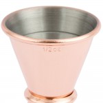 Barfly® M37000CP 0.5 oz. & 0.75 oz. Copper-Plated Japanese Style Jigger Barfly® M37000CP 0.5 oz. & 0.75 oz. Copper-Plated Japanese Style Jigger