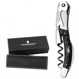 Laguiole Tradition Black with Pearl Plexi Waiter's Corkscrew 3458 Laguiole Tradition Black with Pearl Plexi Waiter's Corkscrew 3458