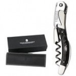 Laguiole Tradition Black with Pearl Plexi Waiter's Corkscrew 3458