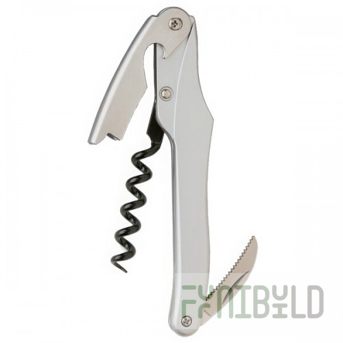 Franmara 3185K Prestigio Waiter's Corkscrew with Natural Aluminum Handle