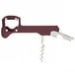 Franmara 2034-03 Boomerang Customizable Waiter's Corkscrew with Burgundy Handle