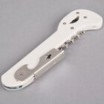 Franmara 2034-03 Boomerang Customizable Waiter's Corkscrew with Burgundy Handle