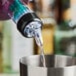 Acopa 0.75 oz. 3-Ball Measured Liquor Pourer with Collar - 12/Case