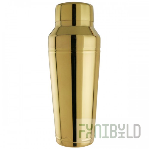 Franmara Speed-Pour 24 oz. Gold Cocktail Shaker 8149-68 BXR