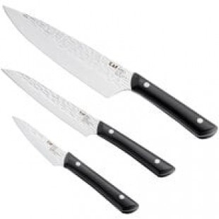 Shun Classic Blonde Pakkawood 3-Piece Starter Knife Set DMS300W