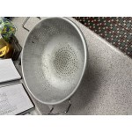 Carlisle 60279 Signature Select Dura-Ware 11 Qt. Aluminum Colander with Base and Handles Carlisle 60279 Signature Select Dura-Ware 11 Qt. Aluminum Colander with Base and Handles