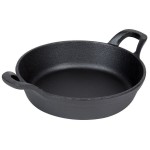 American Metalcraft 25 oz. Pre-Seasoned Mini Cast Iron Round Casserole Dish CIPR7251 American Metalcraft 25 oz. Pre-Seasoned Mini Cast Iron Round Casserole Dish CIPR7251