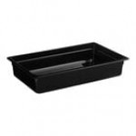 Cambro 14CW110 Camwear® Full Size Black Polycarbonate Food Pan - 4 Cambro 14CW110 Camwear® Full Size Black Polycarbonate Food Pan - 4