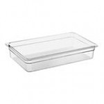 Cambro 14CW110 Camwear® Full Size Black Polycarbonate Food Pan - 4 Cambro 14CW110 Camwear® Full Size Black Polycarbonate Food Pan - 4