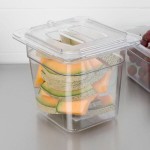 Carlisle 3068507 StorPlus 1/6 Size Clear Polycarbonate Food Pan - 6