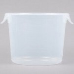 Rubbermaid® 6 and 8 Qt. Yellow Round Polyethylene Food Storage Container Lid Rubbermaid® 6 and 8 Qt. Yellow Round Polyethylene Food Storage Container Lid