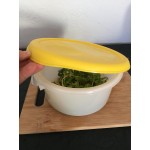 Rubbermaid® 6 and 8 Qt. Yellow Round Polyethylene Food Storage Container Lid Rubbermaid® 6 and 8 Qt. Yellow Round Polyethylene Food Storage Container Lid