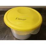 Rubbermaid® 6 and 8 Qt. Yellow Round Polyethylene Food Storage Container Lid Rubbermaid® 6 and 8 Qt. Yellow Round Polyethylene Food Storage Container Lid
