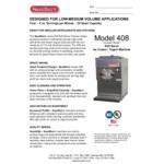 SaniServ 408 AIR 20 Qt. Countertop Air Cooled Soft Serve Ice Cream Machine with 1 Hopper - 115V SaniServ 408 AIR 20 Qt. Countertop Air Cooled Soft Serve Ice Cream Machine with 1 Hopper - 115V