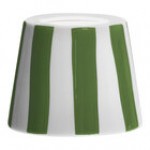 Zafferano America Poldina Lido White / Red Stripe Lampshade for Poldina Pro, Poldina Pro Lido, and Poldina Pro Mini