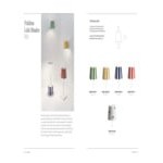 Zafferano America Poldina Lido White / Red Stripe Lampshade for Poldina Pro, Poldina Pro Lido, and Poldina Pro Mini