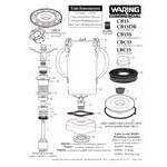 Waring 503066 Bearing Cap for Blenders Waring 503066 Bearing Cap for Blenders