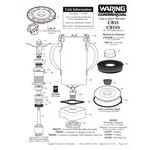 Waring 503066 Bearing Cap for Blenders Waring 503066 Bearing Cap for Blenders
