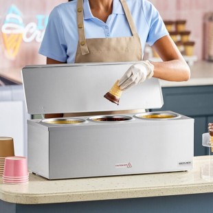 Server DI-3 92040 3 Qt. Triple Cone Dip Warmer - 120V, 180W