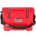 Grizzly Cooler Orange 15 Qt. Outdoor Merchandiser / Cooler