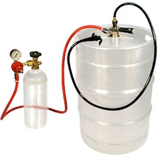 Micro Matic EZ-TAP-H-LC Keg Party Dispensing System with Plastic Squeeze-Trigger Faucet - 