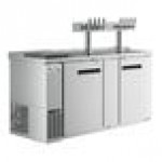 Avantco UDD-3-CT-S-8 Stainless Steel Kegerator / Beer Dispenser with (2) Quadruple Tap Tower and Club Top - (3) 1/2 Keg Capacity Avantco UDD-3-CT-S-8 Stainless Steel Kegerator / Beer Dispenser with (2) Quadruple Tap Tower and Club Top - (3) 1/2 Keg Capacity